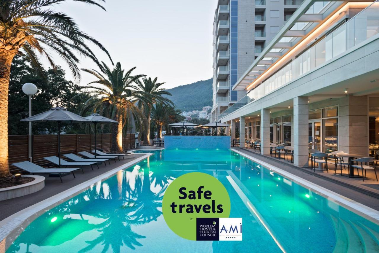 Hotel Ami Budva Petrovac Bagian luar foto